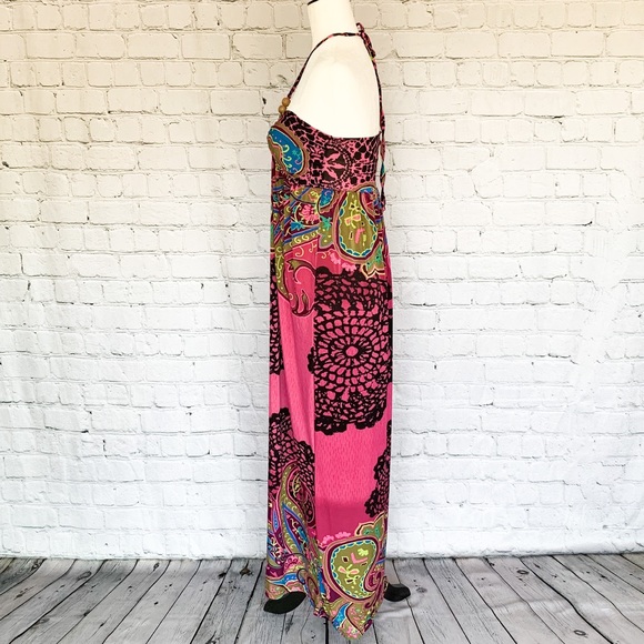 2/$20🛍 Pink Maxi Beach Dress - Picture 4 of 6